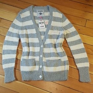 💥 NWT PINK Victoria's Secret Front Button Sweater